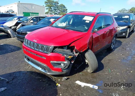 2021 Jeep Compass Limited Fwd из США, поврежденный, VIN 3C4NJCCB2MT573413